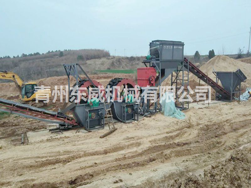 辽宁铁岭筛沙洗砂机使用现场